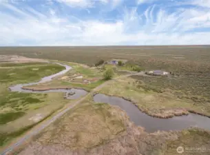 Arial view of entire property