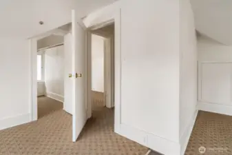 Upstairs office space.