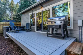 Large Trex Style Decking.