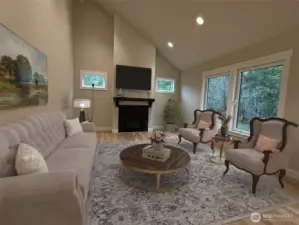 GREAT ROOM VIRTUALLY STAGED