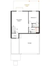 photo of basement layout