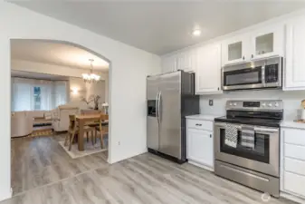 Great flow between kitchen and living areas