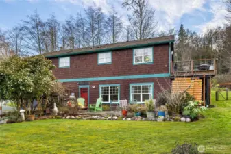 Patio on the north side off the MIL