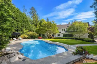 Resort style living everday! Putting green, Pool and sport court offering something for everyone.