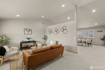 Walk into the living