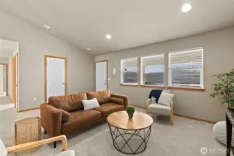 Back towards front door