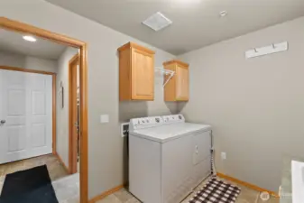 Laundry off garange/kitche