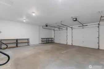 2 car garage attached to home