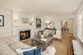 Looking back towards the entry way and the dining room