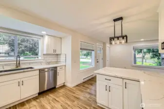 Double wide sink