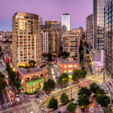 Complex includes Wholes Foods, BOA, Luxury Hotel, and Dining.