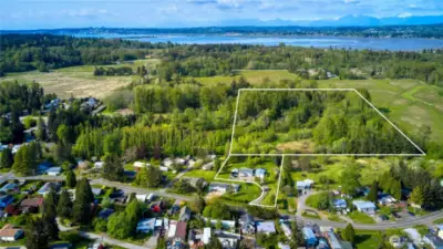 See lot lines for total acres 12.08
