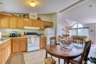 Kitchen with eating space