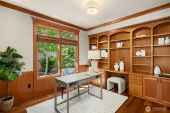 Main level office/den.