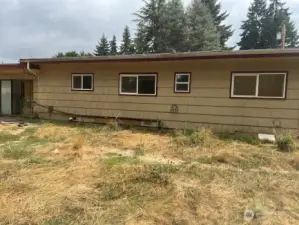 Rear of home.