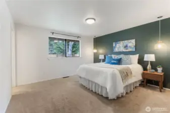 Primary bedroom with 3/4 bath attached