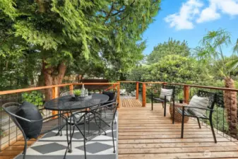 Kitchen connects the main floor seamlessly to the outdoors.