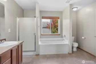 Another view of the Primary bathroom