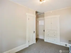 Look at these original, built-in cabinets! You'll find them throughout the house.