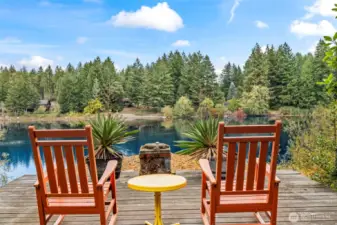 Unbelievable daily views overlooking your 125 ft of shoreline.  It's never busy, always quiet, and always gorgeous!