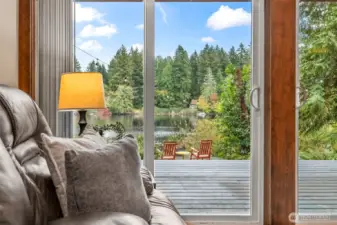 Picture a morning coffee with this cozy setting.