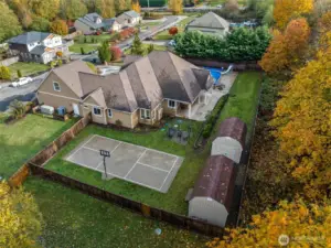 2 storage sheds included