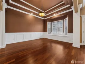 Entertain in the open formal dining room