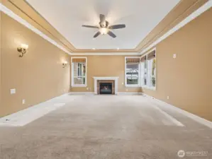 Look how immense the primary bedroom is!