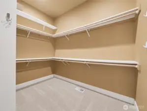 Primary closet