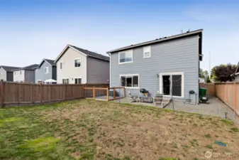 Back of Home  -  Backyard with Open Space