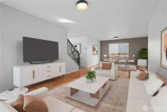 Formal Living Room  Virtual Staging