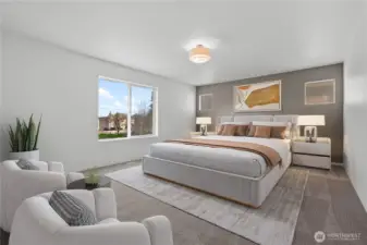 Primary Bedroom  Virtual Staging