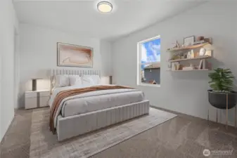 2nd Bedroom  Virtual Staging