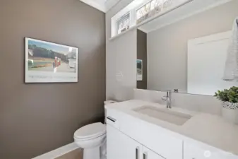 Powder room - main level
