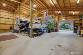Check out the vast amount of space available in your detached garage.