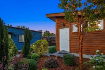 Father Nature completed the landscaping. In front of the 200 sf finished structure is a Peeling Bark Maple Tree. Quality, design and lifestyle selections are notable throughout the property.