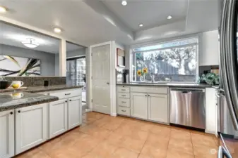 Remodeled Kitchen with Granite Counters