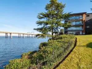 The sweeping and changing views of life on Lake Washington can be part of your daily routine living here.