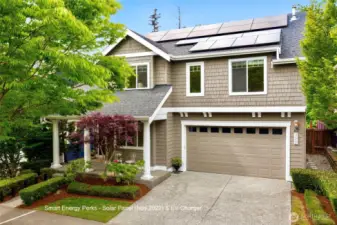 A Rare Greenbelt Gem in the Highly Coveted Issaquah Highlands. Energy-Smart Upgrades: EV charger + $42K solar system (installed Nov ’22), yielding over $2,400 in annual savings!"