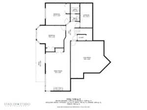 Lower level floor plan