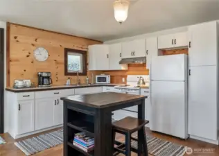 ADU kitchen, everything pictured stays
