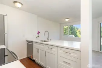 Remodeled kitchen