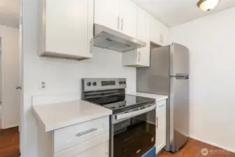 Brand new stainless steel appliances