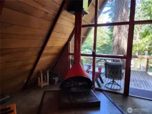 Propane fireplace