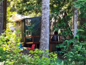 View of house from Forest Ridge