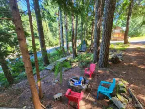 Fire pit area