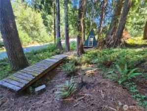 bridge over depression and play house