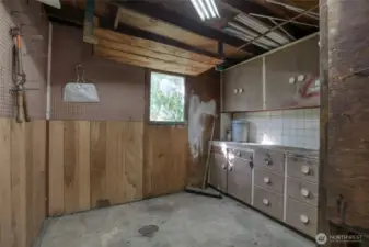 Storage behind carport, cont.