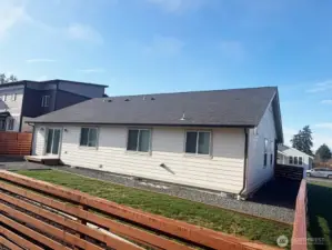 Easy to care  for back yard!