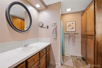 Updated guest bathroom